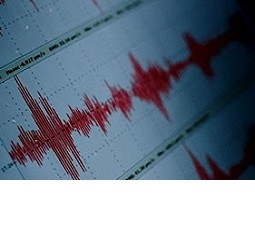 Graph of seismic activity