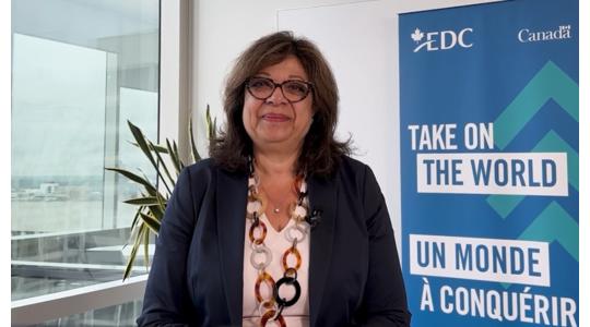 Still image of EDC Board Chair Vivian Abdelmessih